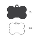 Hushtag - XL Black Bone Orange Rubber