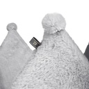 Nandog Crown Bed Micro-Plush - Light Gray