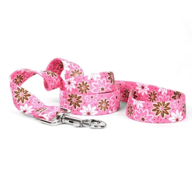 Daisy Chain Pink Dog Leash.webp