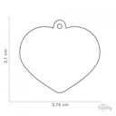 Basic Aluminium - Big Black Heart
