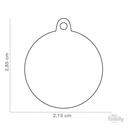 Basic Aluminium - Small Pink Circle