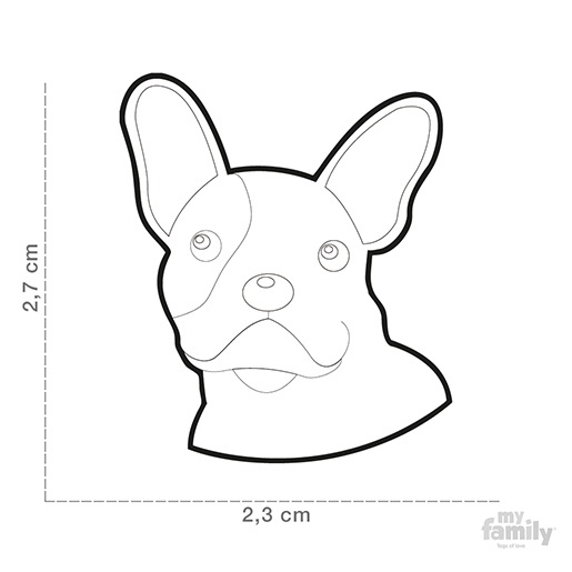 Friends - Black & White French Bulldog