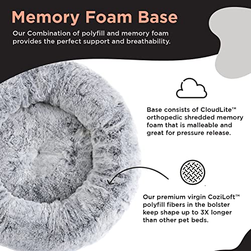Donut SnuggleSoft Grey 23"