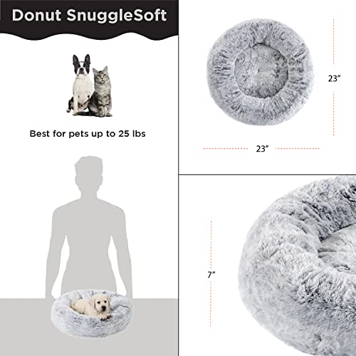 Donut SnuggleSoft Grey 23"