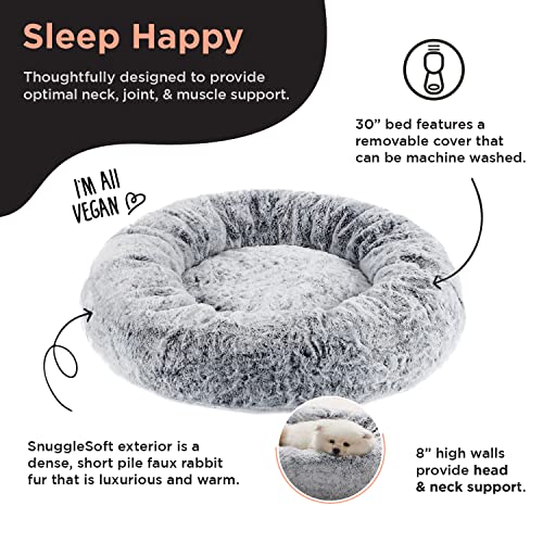 Donut SnuggleSoft Grey 30"