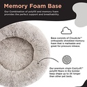 SnuggleSoft Donut Bed Brown 23"
