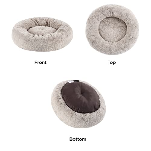 SnuggleSoft Donut Bed Brown 23"