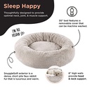 SnuggleSoft Donut Bed Brown 30"
