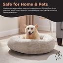 SnuggleSoft Donut Bed Brown 30"