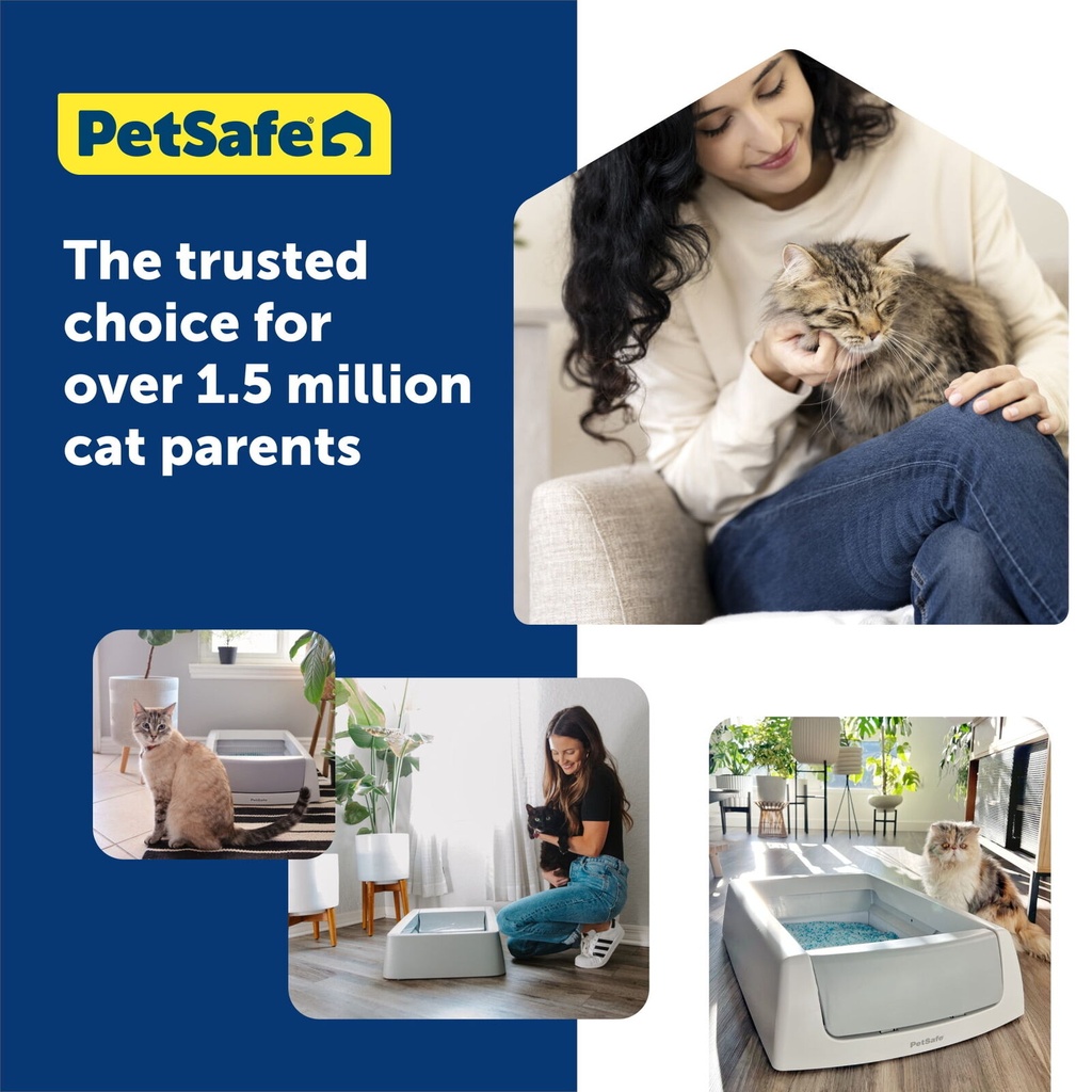 PetSafe ScoopFree Premium Natural Cat Litter Bag  30+ Day Superior Odor Control  8 Lb