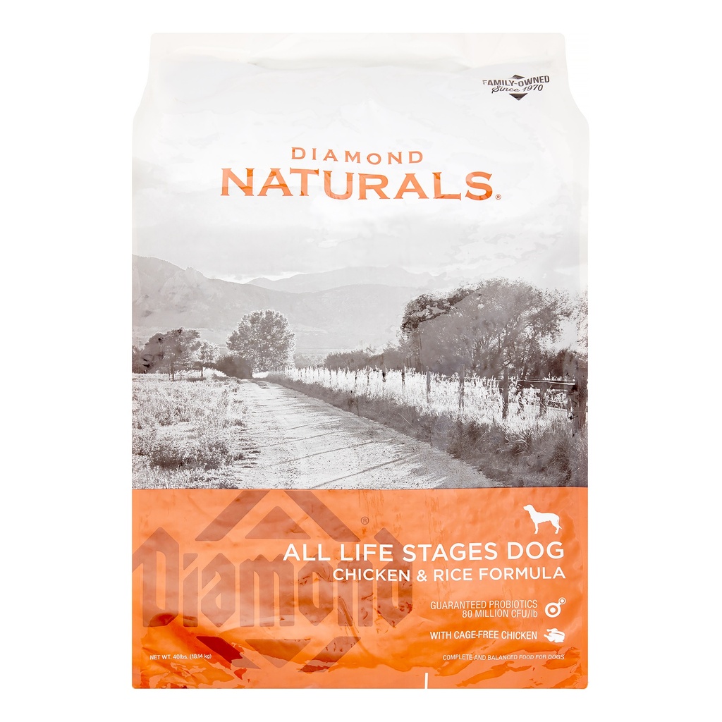 [F-1009] Diamond Naturals 18.1kg Chicken & Rice