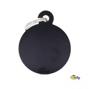 Basic Aluminium - Big Black Circle