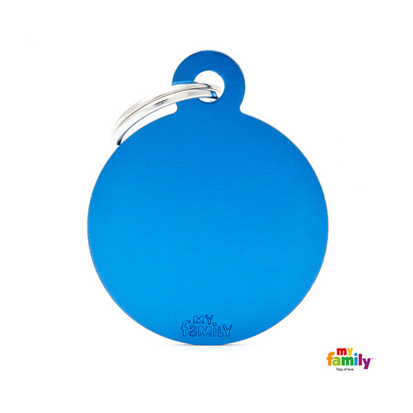 [Tg-1003] Basic Aluminium - Big Blue Circle