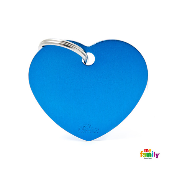 Basic Aluminium - Big Blue Heart