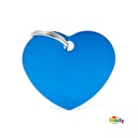 Basic Aluminium - Big Blue Heart