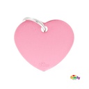 Basic Aluminium - Big Pink Heart