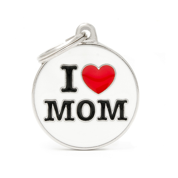 Charms - Big Circle I Love Mom