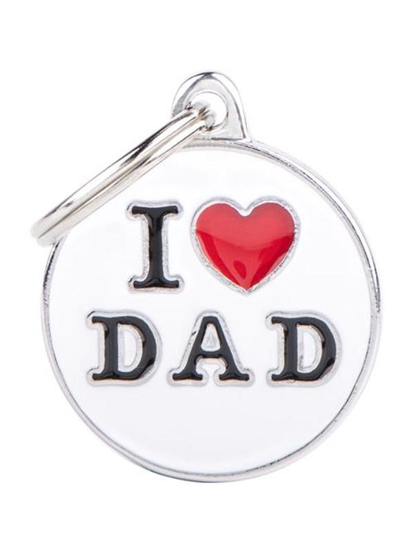 Charms - Circle I Love Dad