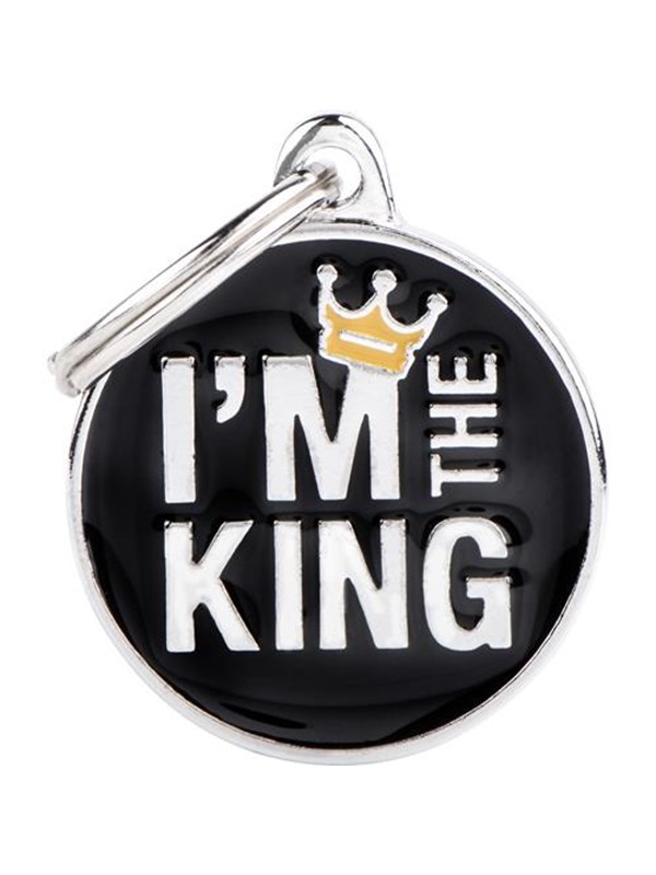 Charms - Medium Circle I'm The King