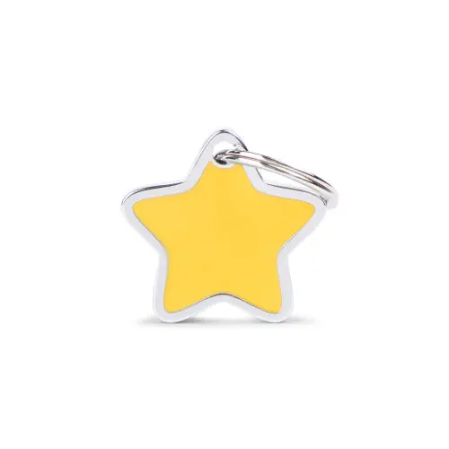 Charms - Small Yellow Star