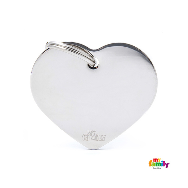 Basic Brass - Big Chrome Heart