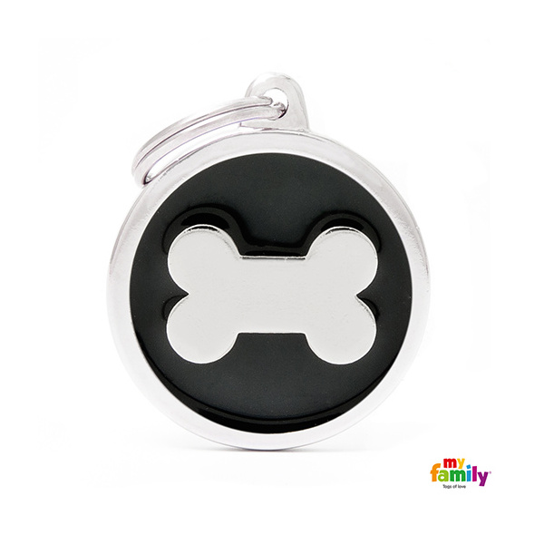 Classic - Big Black Circle Bone