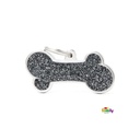 Shine - XL Glitter Bone Black