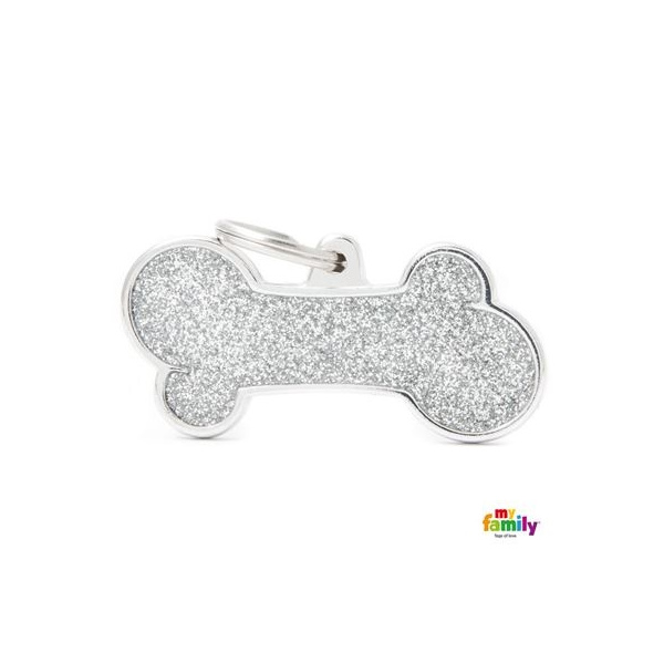 [Tg-1153] Shine - XL Glitter Bone Grey