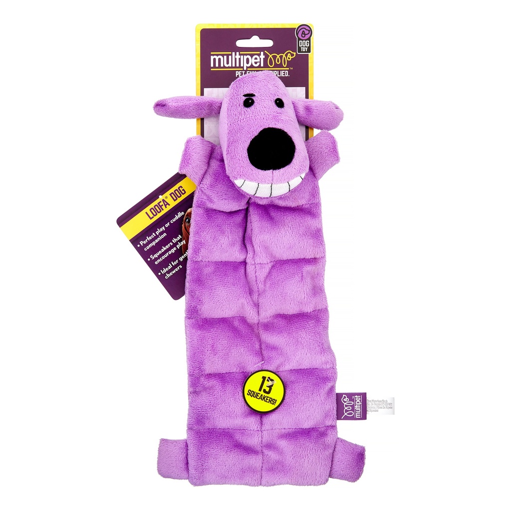 Loofa Mat 13 Squeakers 12"