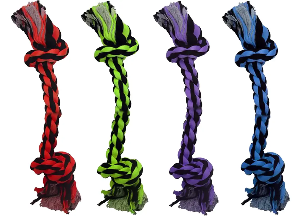 [Ty-1074] Nuts for Knots 2 Knot Rope Tug 9"