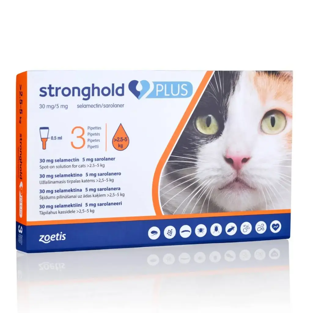 [P-1014] Stronghold Plus Medium Cat (1 Vial)