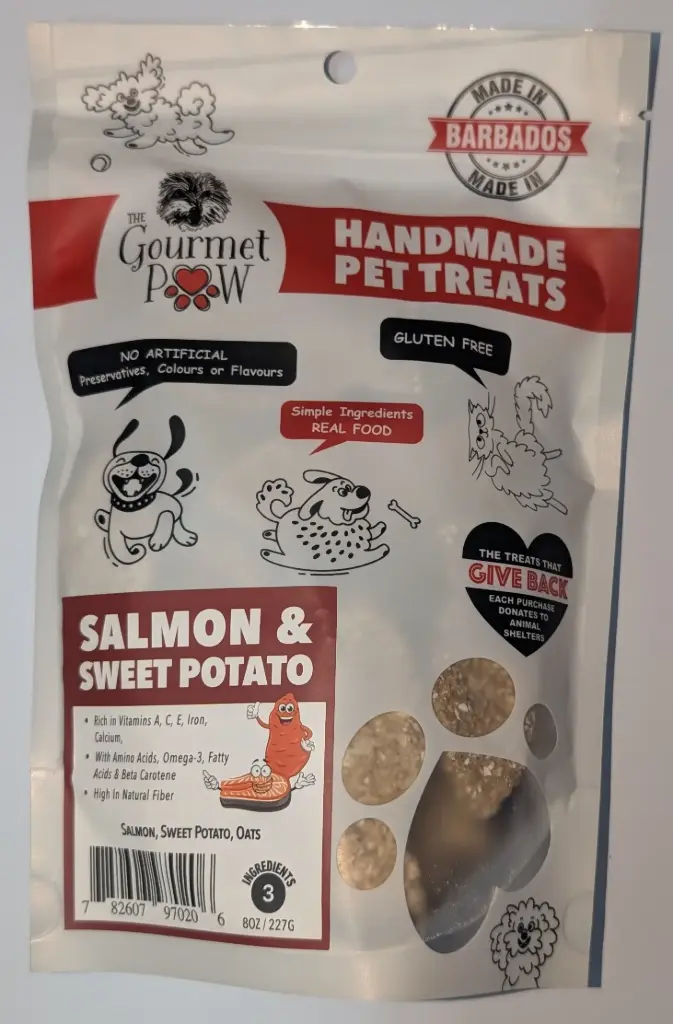 Gourmet Paw Baked Treats - Salmon & Sweet Potato