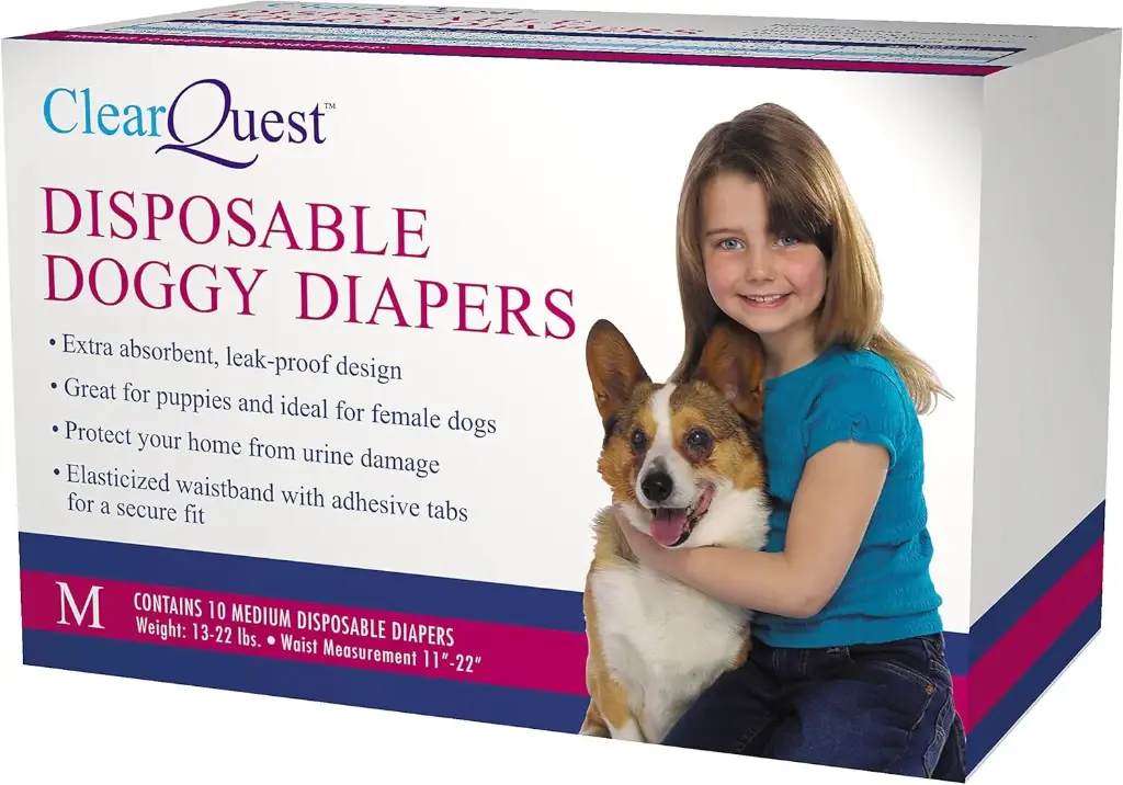 Disposable Doggy Diapers Medium