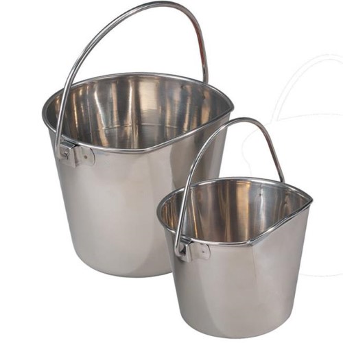 ProSelect Stainless Steel Flat Sided 9Qt Pail- 288oz