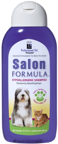 Professional Pet Products Salon Formula Hypoallergenic Dog & Cat Shampoo, 13.5-oz Bottle
