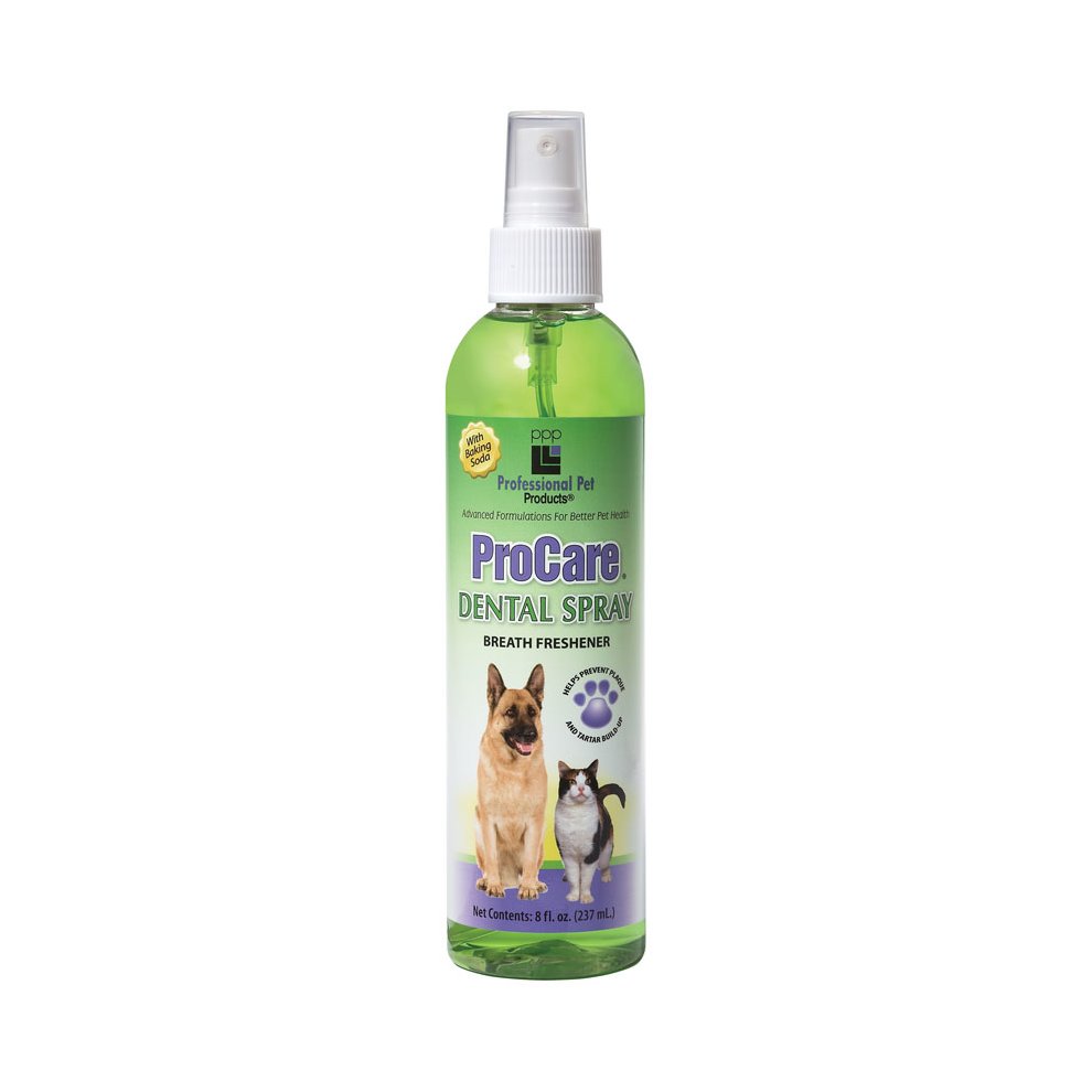 Professional Pet Products ProCare Dog & Cat Dental Spray, 8-oz Bottle