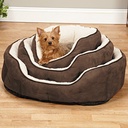 ThermaPet Bolster Bed 18-Inch Brown