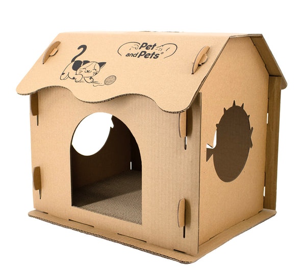 Scratch Pad Cat House