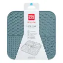 WauDog Silicone Lick Mat for Dogs and Cats Grey 190x190x10mm