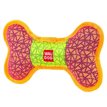 WauDog Fun Dog Toy- Bone 20cm Pink