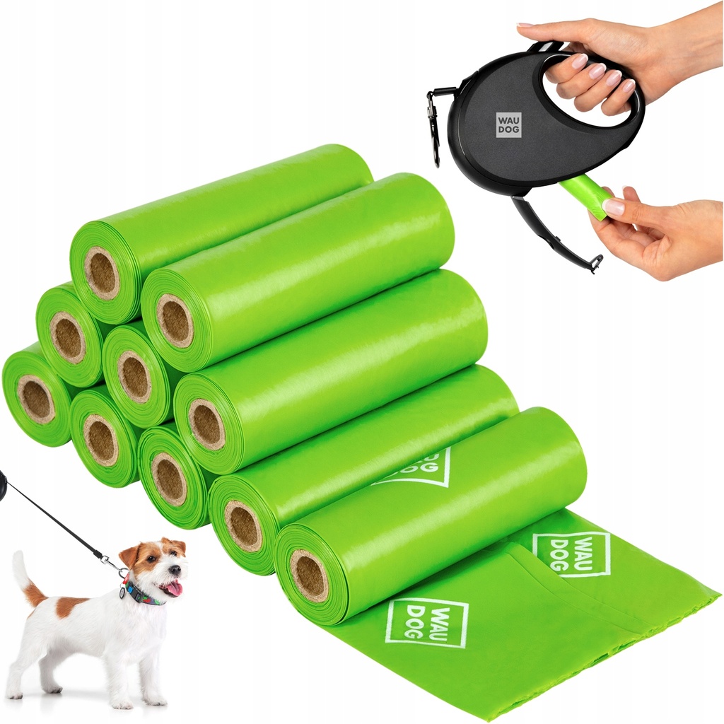 Biodegradable Waste Bags 10 Rolls