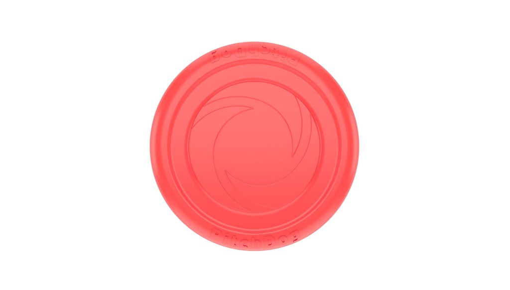 PitchDog Lightweight and Flexible Flying Disk for Dogs 24cm Pink