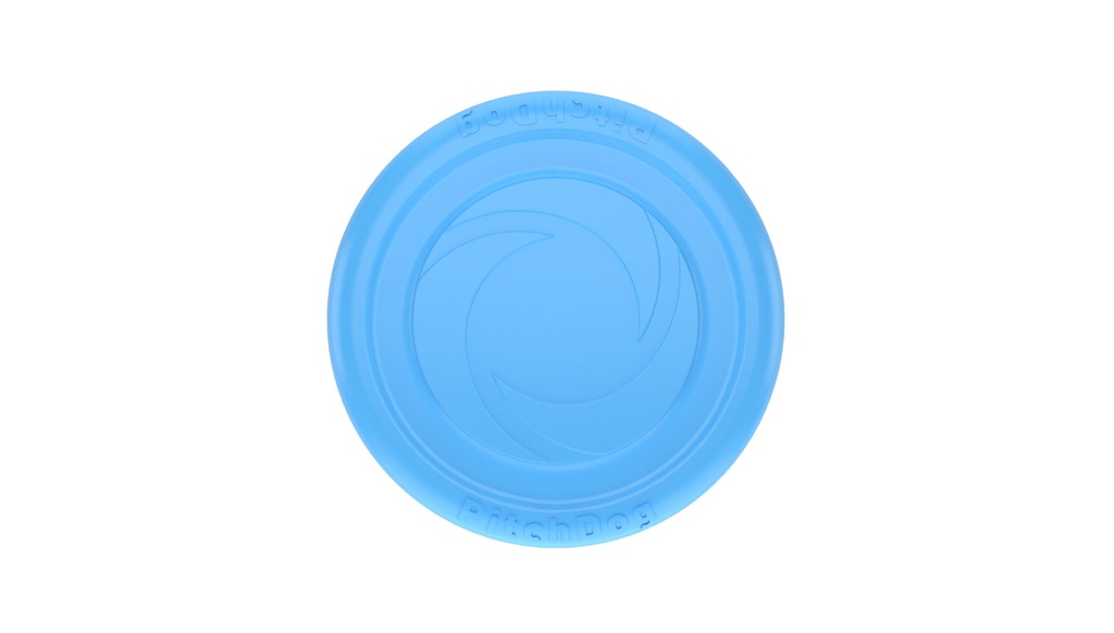 PitchDog Lightweight and Flexible Flying Disk for Dogs 24cm Blue