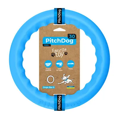 PitchDog30 Fetch Ring 28cm Blue