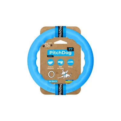 PitchDog17 Fetch Ring 17cm Blue 