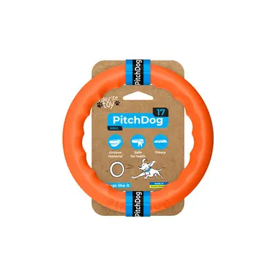 PitchDog17 Fetch Ring 17cm Orange