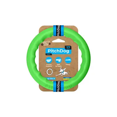 PitchDog17 Fetch Ring 17cm Green