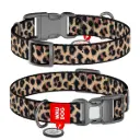 WauDog Nylon 'Leopard' Collar Medium