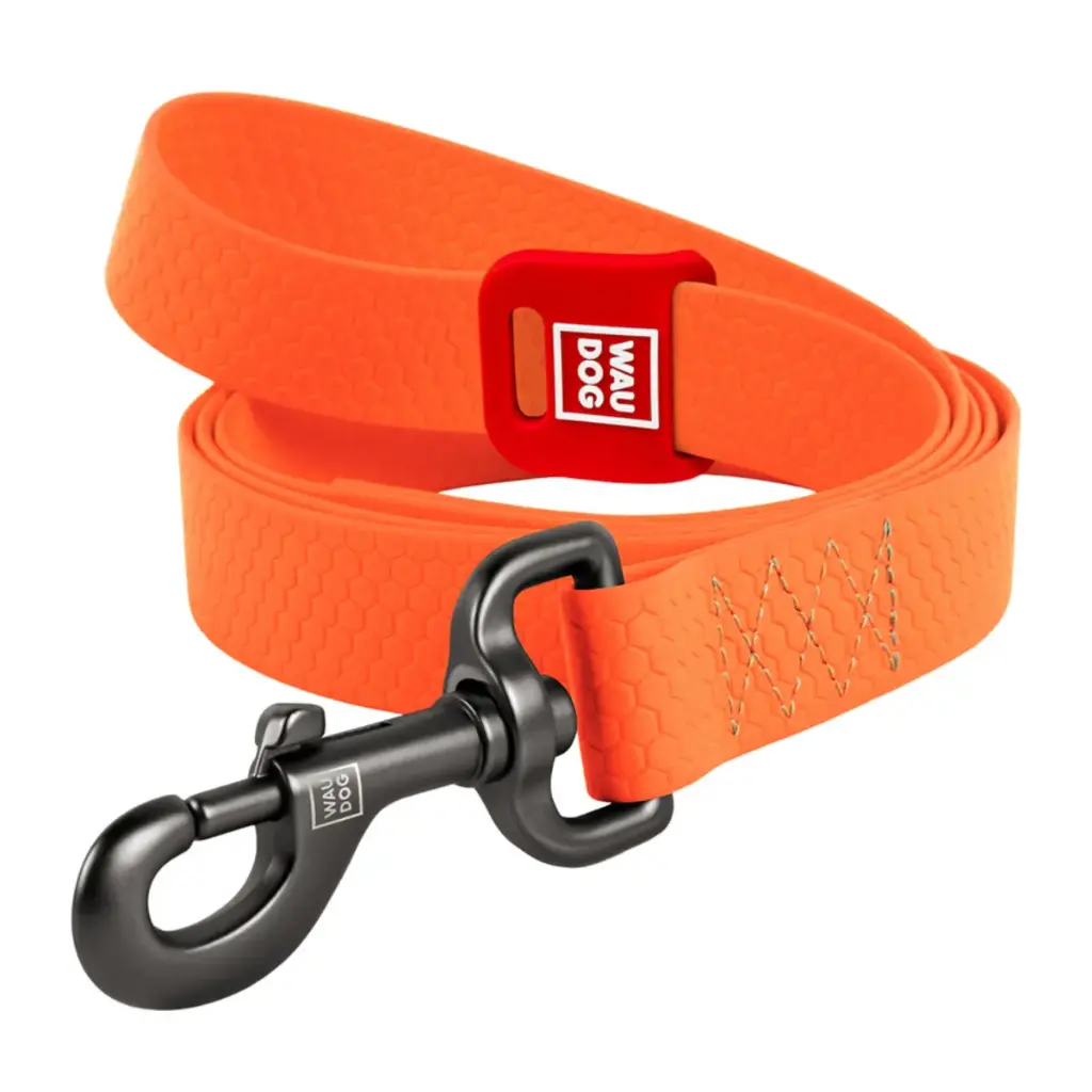 WauDog Waterproof Dog Leash XXLarge Orange 305cm 