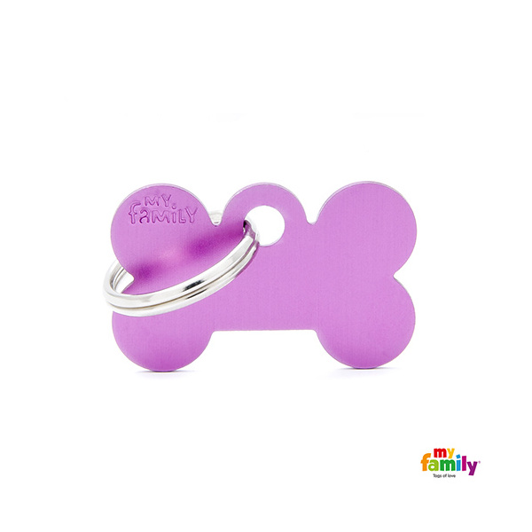 Basic Aluminium - Small Purple Bone